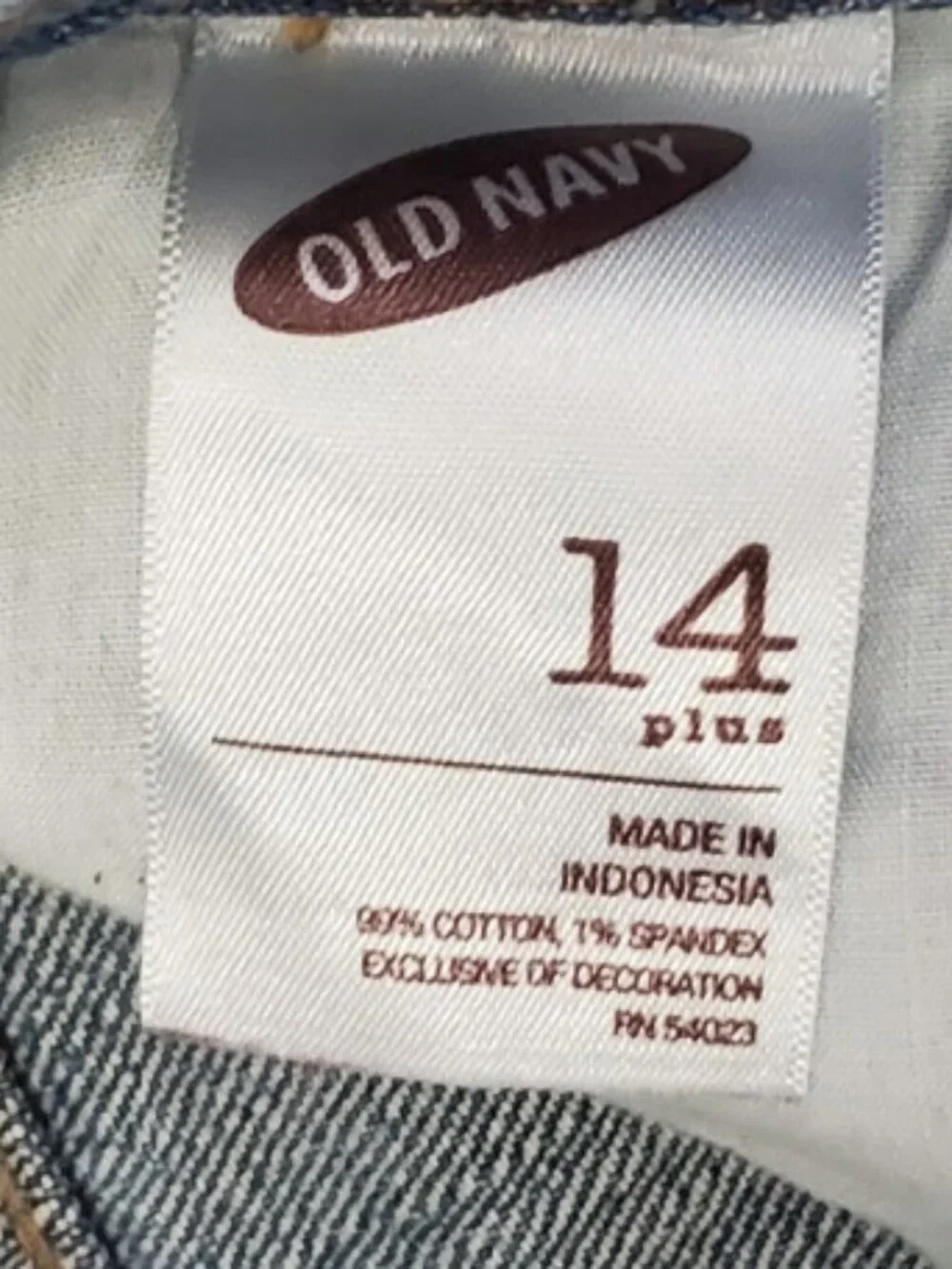 Old Navy Skinny Jeans High Waisted Girls Plus size 14 EUC